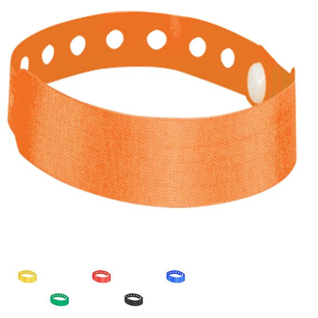 armband met drukknoop.