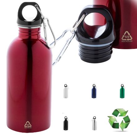 fles van gerecycled roestvrij staal ressuto 400 ml