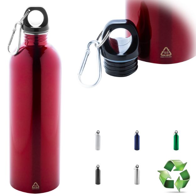fles van gerecycled roestvrij staal ressuto 750 ml