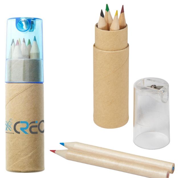 doosje met kleurpotloden