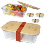 roby glazen lunchtrommel met bamboe deksel