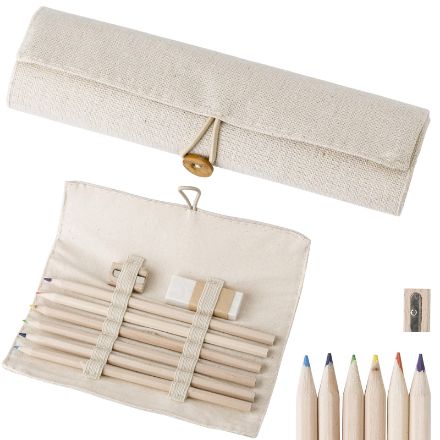 linnen kleurpotloden set kate