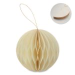 opvouwbare kerstbalhanger - beige