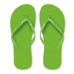 pe slippers l - limegroen