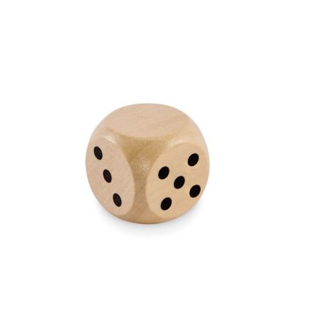 schima houten dobbelsteen 3 cm