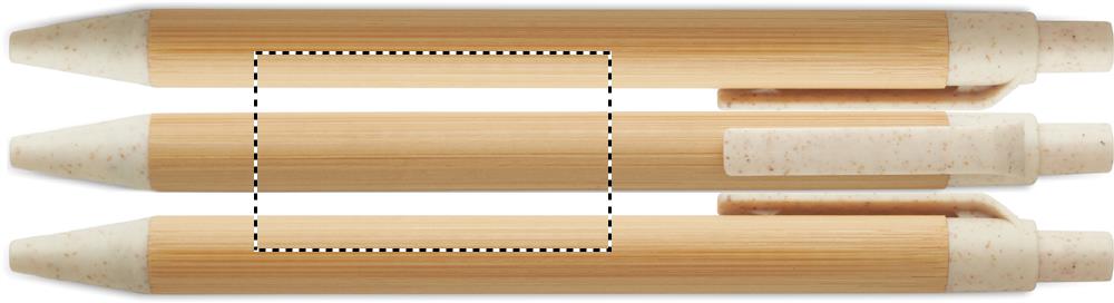 rond zeefdruk (25 x 45 mm)