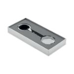 glazen ronde award sleutelhanger