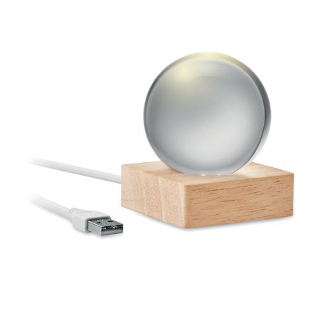 led glazen bol