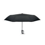 21 inch windproof paraplu - zwart