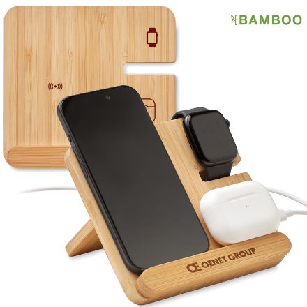 3-in-1 15w draadloze oplader boogar