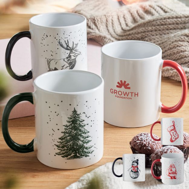 keramische kerst mok 300 ml