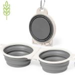 opvouwbare voerbak van tarwestro saluki