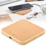 draadloze oplader bamboe en kurk crompe