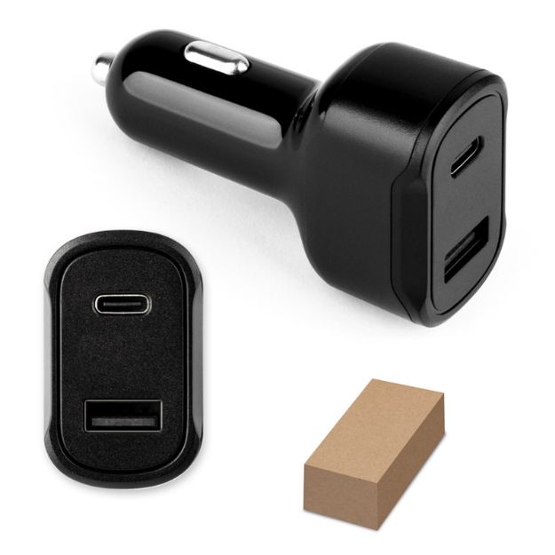sigarettenaansteker adapter met usb-a en c poort