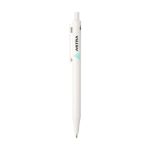 digiclip recycled abs pen blauwe inkt - wit