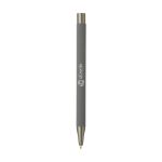 brody recycled aluminium softtouch pen blauwe inkt - grijs