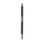 brody recycled aluminium softtouch pen blauwe inkt - marine