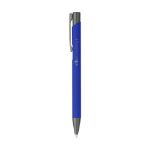 ebony soft recycled alu softtouch pen blauwe inkt - blauw