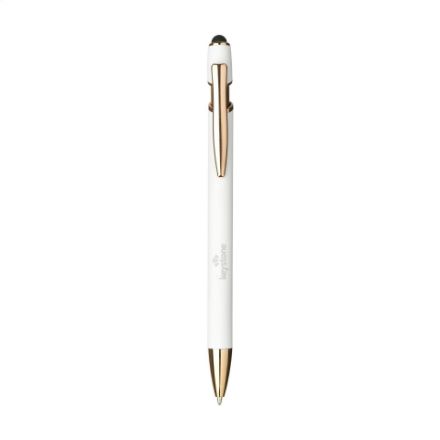 luca stylus recycled alu rubberised blauwe inkt