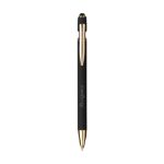 luca stylus recycled alu rubberised blauwe inkt - zwart