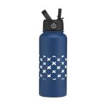 eddy recycled rvs thermosfles 900 ml - blauw