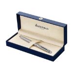 waterman hémisphère rollerball silver blauwe inkt