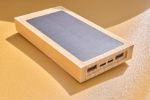 bamboe zonne-energie powerbank elz