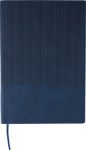 gerecycled pu-notitieboek (a5) elian - blauw