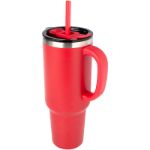 syd thermosbeker recycled rvs met rietjes 1200 ml