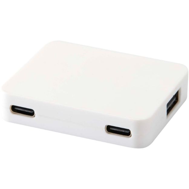 gaia 4 poorts usb hub met uitgangen voor usb