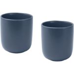 male keramische bekers van 200 ml, set van 2