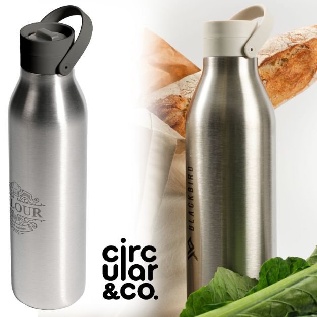 circularco recycled roestvrij staal fles 750 ml