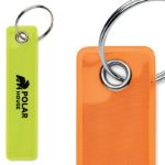 reflecterende pvc sleutelhanger