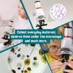 microscope. educatief speelgoed voor kinderen