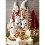 wescott. keramische mok met kerstversiering