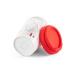 hazard. porseleinen reisbeker met kerstversiering