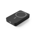 ampere 10.000 mah magnetische powerbank 100% rabs - zwart