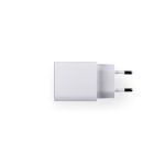 wegener. stroomadapter met usb-a poort en usb-c