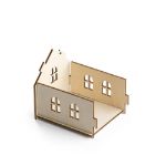 lynx. kerst versiering decoratief multiplex huisje