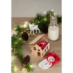 lynx. kerst versiering decoratief multiplex huisje