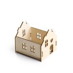 lynx. kerst versiering decoratief multiplex huisje