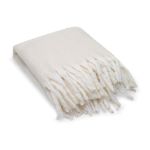 comfy. deken 100% rpet met mohair gevoel - beige