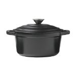 wooosh calderon cast iron casserole - zwart