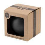 kerstbal ø 7cm gerecycleerd pp box, made in europe - zwart