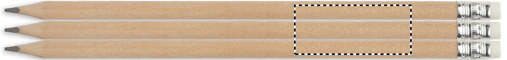 rond zeefdruk (19 x 45 mm)
