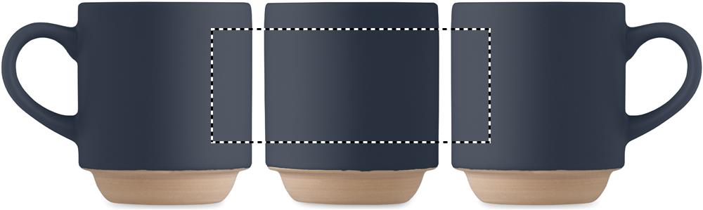 rond zeefdruk (45 x 110 mm)