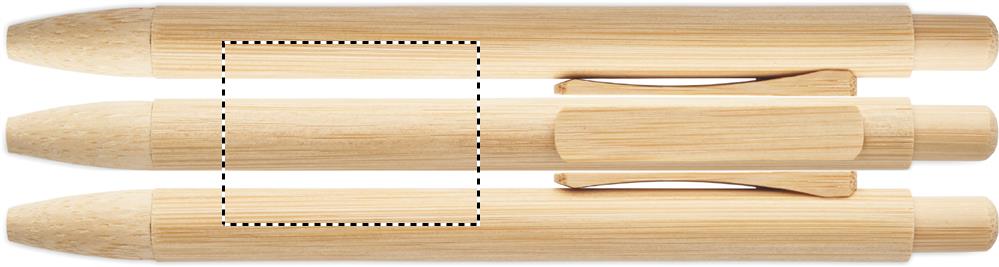 rond zeefdruk (25 x 35 mm)