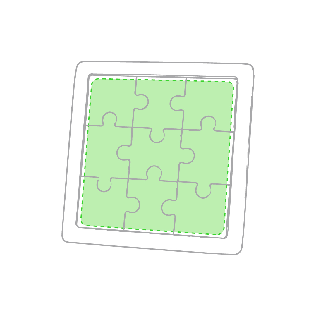 digitaaldruk<150 cm (11 x 11 cm)