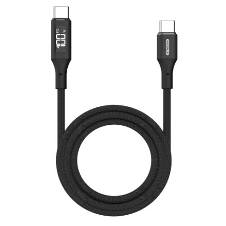 sitecom ca-1005 usb-c to usb-c oplaadkabel met led