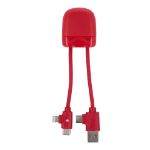 xoopar ice-b multi oplaadkabel - rood